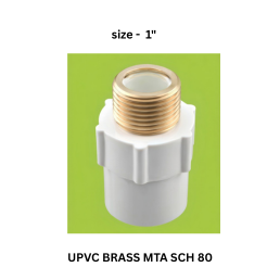 Ajay Greenline Upvc Brass Mta Sch 80 -25 mm