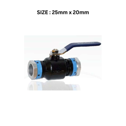 EQOfluids - P/P Ball Valve 25x20 mm