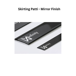 Infinity Skirting Patti SS-304 Decorative Profiles Black Mirror Finish