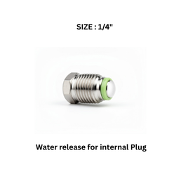 EQOfluids - Water release for internal Plug 1/4"