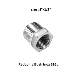 EQOfluids - Reducing Bush Inox 316L 1"x1/2"
