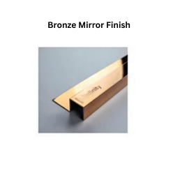 Infinity J-Profile SS Decorative profiles Bronze Mirror Finish