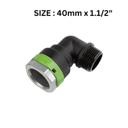 EQOnitro Male Threaded 90°Elbow 40 mmx1.1/2"