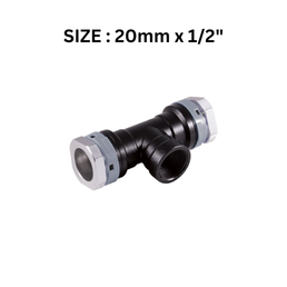 EQOvac - Female threaded 90° Tee