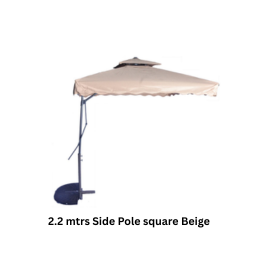 2.2 mtrs Side Pole square Beige