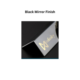 Infinity L-Profile SS-304 Decorative Profiles Black Mirror Finish