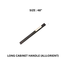 Victor Long Cabinet Handle (ALU.ORIENT) B-Black 48’’