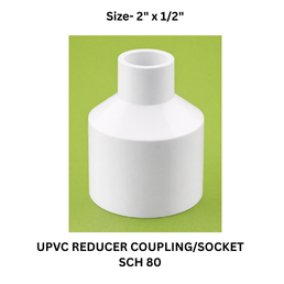 Ajay Greenline Upvc Reducer Coupling / Socket Sch 80 - 50 mm x15 mm