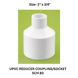 Ajay Greenline Upvc Reducer Coupling / Socket Sch 80 - 50 mmx20 mm