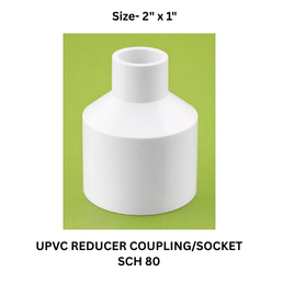 Ajay Greenline Upvc Reducer Coupling / Socket Sch 80 - 50 mm x25 mm