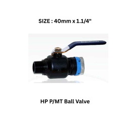 EQOfluids - HP P/MT Ball Valve 40 mm x1.1/4"