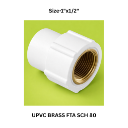 Ajay Greenline Upvc Brass Fta Sch 80 - 25 mm x15 mm