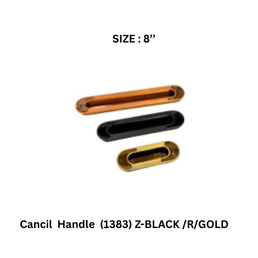 Victor Cancil Handle (1383) Z-BLACK /R/GOLD 8"