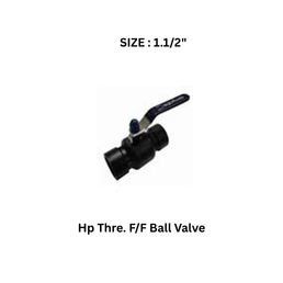 EQOfluids - HP Thre. F/F Ball Valver 1.1/2"