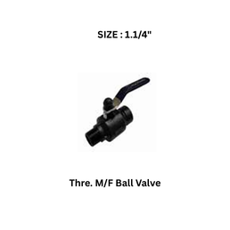 EQOfluids - Thre. M/F Ball Valve 1.1/4"