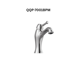 Jaquar Single Lever Basin Mixer without Popup Waste with 450mm Long Braided Hoses