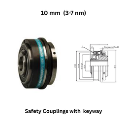 KBK Safety Couplings with keyway - 10 mm (3-7 nm)