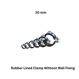 Luthra Pneumsys Rubber Lined Clamp Without Wall Fixing - 20 mm
