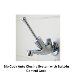Jaquar Bib Cock Auto Closing System with Built-in Control Cock, Wall Flange
