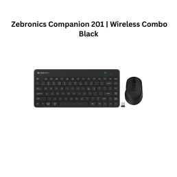 Zebronics Companion 201 | Wireless Combo Black