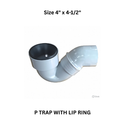 Ajay Greenline P Trap With Lip Ring 110 mm X 125 mm