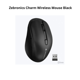 Zebronics Charm Wireless Mouse Black