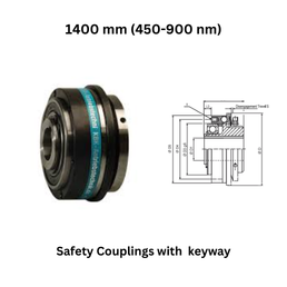 BK Safety Couplings with keyway - 1400 mm (450-900 nm)