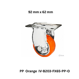 Supo Poly PP Orange IV-B203-FX65-PP-О - 92 mm x 62 mm