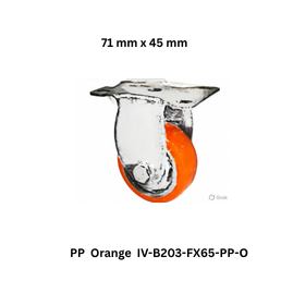 Supo Poly PP Orange IV-B203-FX65-PP-О - 71 mm x 45 mm