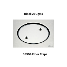 Simtex SS304 Floor Traps Black 260gms