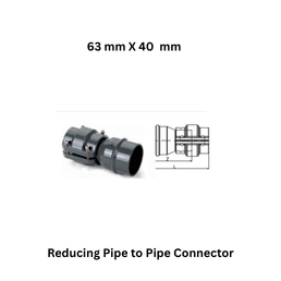 AirPipe Reducing Pipe to Pipe Connector - 63 mm X 40 mm
