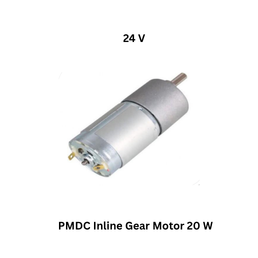 Sumit Engineering Works PMDC Inline Gear Motor 20 W - 24 V