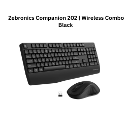 Zebronics Companion 202 | Wireless Combo Black
