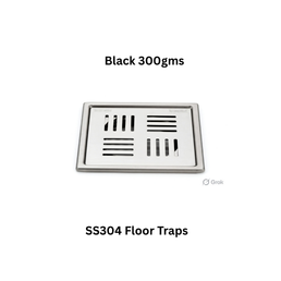 Simtex SS304 Floor Traps Black 300gms