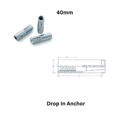 Tembo Drop In Anchor 40mm