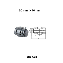 AirPipe End Cap - 20 mm X 70 mm