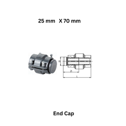 AirPipe End Cap - 25 mm X 70 mm