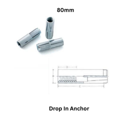 Tembo Drop In Anchor 80mm