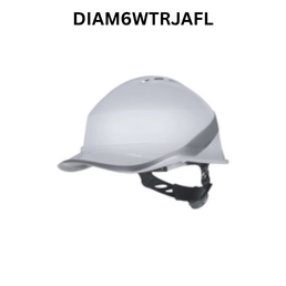 Delta Plus Diamond VI Wind Safety Helmet - DIAM6WTRJAFL - White