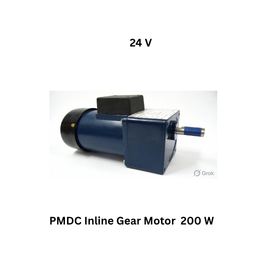 Sumit Engineering Works PMDC Inline Gear Motor 200 W - 24 V