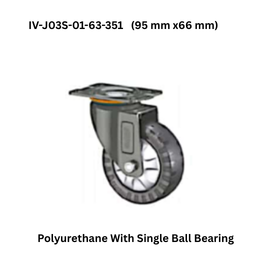 Supo Grand Polyurethane With Single Ball Bearing IV-J03S-01-63-351 (95 mm x66 mm)