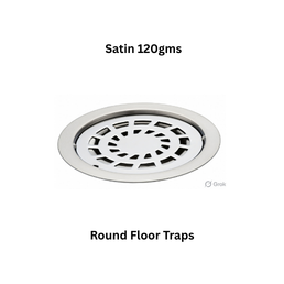 Simtex SS304 Round Floor Traps Satin 120gms