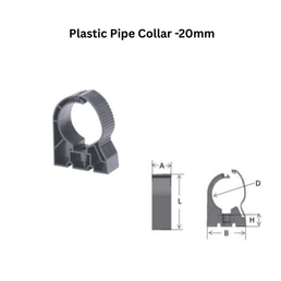 MechAir Plastic Pipe Collar -20mm