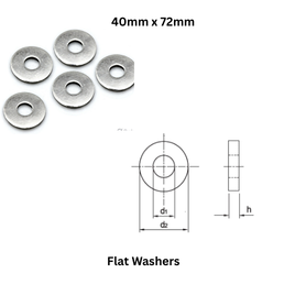 Tembo Flat Washers 40mm x 72mm