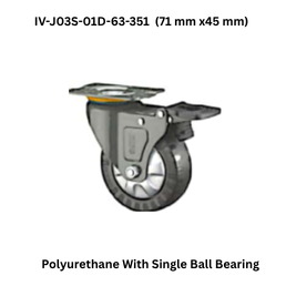 Supo Grand Polyurethane With Single Ball Bearing IV-J03S-01D-63-351 (71 mm x45 mm)