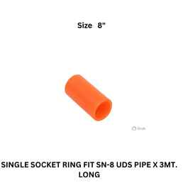 Ajay Greenline Single Socket Ring Fit SN-8 Uds Pipe X 3 mt Long 200 mm