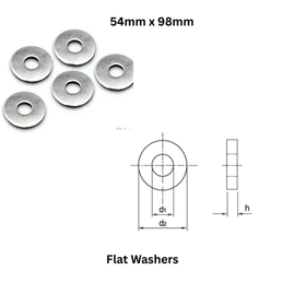 Tembo Flat Washers 54mm x 98mm