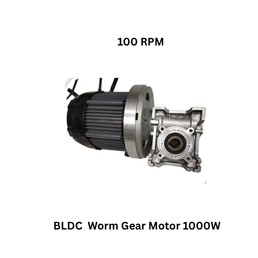 Sumit Engineering Works BLDC Worm Gear Motor 1000W - 100 RPM