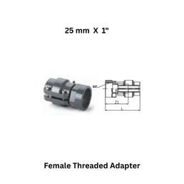 AirPipe Female Threaded Adapter - 25 mm X 1"