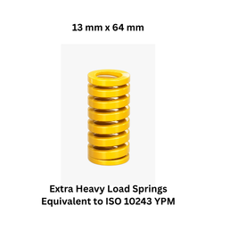 Shree Ganesh Enterprises Extra Heavy Load springs Yellow - 13 mm x 64 mm